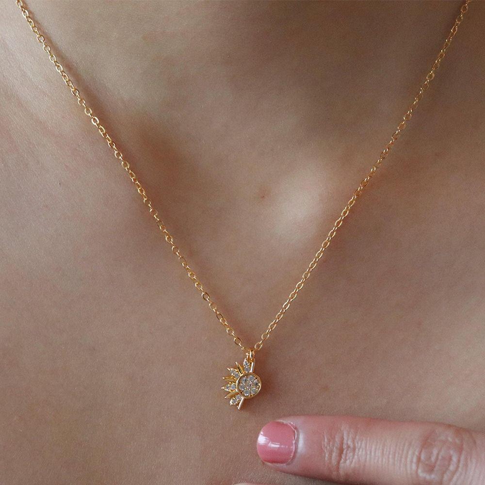 Магнитное ожерелье «Солнце и лунный свет» Парные ожерелья «Солнце и луна» Ювелирные изделия для пар