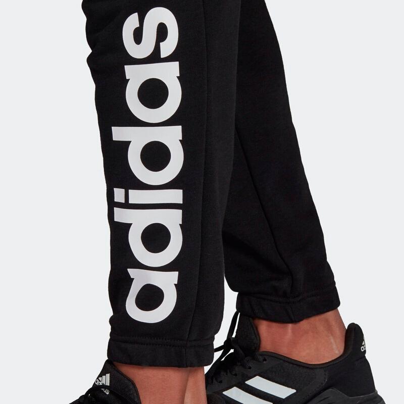 Adidas Knitted Sweatpants Men's Black Moderate Cuffed Pants GK8897