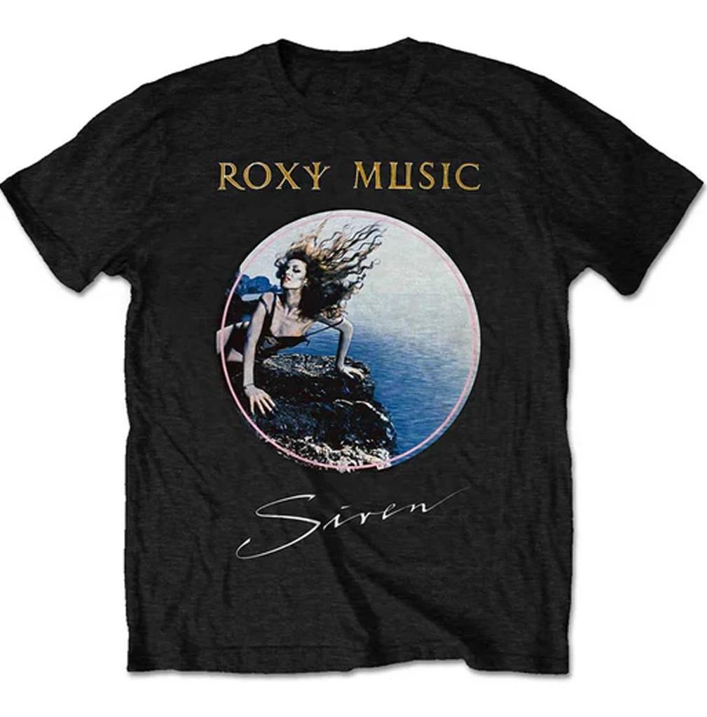Roxy Music Rock Band Black Graphic Shirt Unisex S-5XL R314