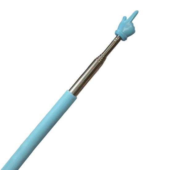 Выдвижная палочка для пальцев, выдвижная телескопическая указка для учителей в классе, мини-ручной презентер, доска для презентации, указатель