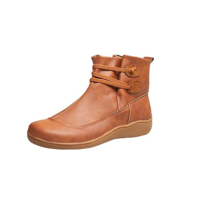 2025 новые женские зимние термоботинки на плоской подошве из бархата, новые ботинки Мартин, женские короткие ботинки в британском стиле