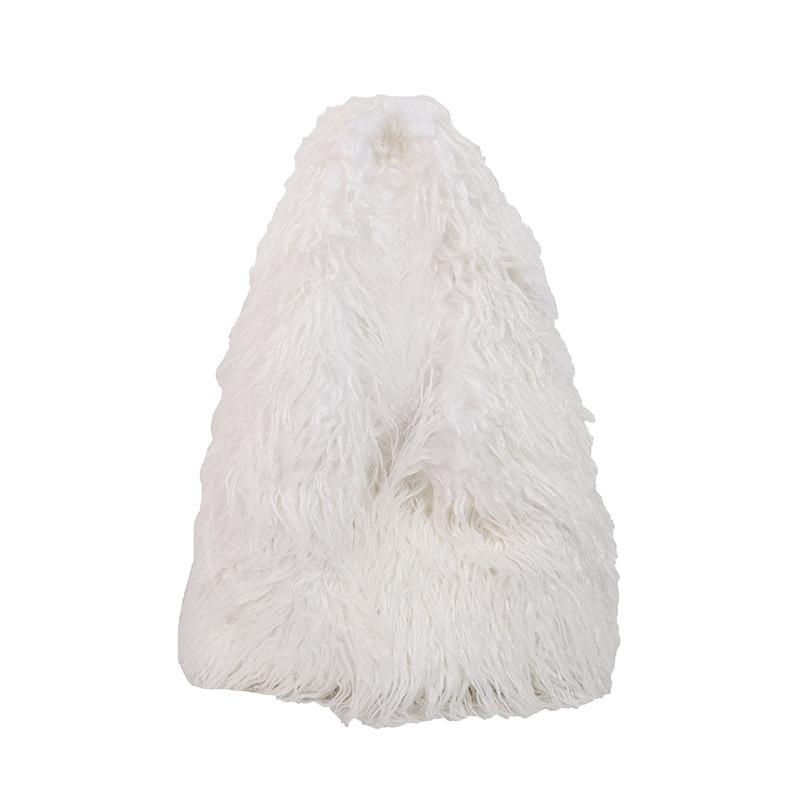 Fashion Fluffy Bag New Long Plush Imitation Fur Personalized Fried Street Large-capacity Shoulder Bag