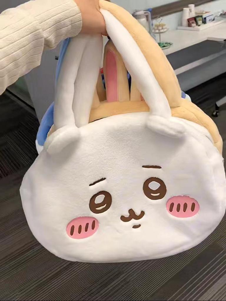 Chiikawa Usagi Hachi Big Head Tote Bag – Cute Ita Bag Gift