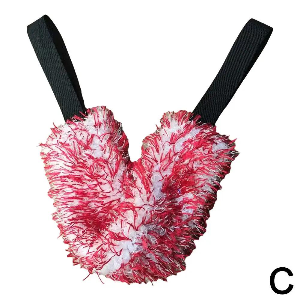 Car Wheel Wash Brush Car Drying Towel Long Strap Wheel Cleaning Double-sided Portable With Long Towel Clean Strap Car B C5j8