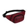 Stylish Crossbody Bag with Adjustable Strap Shoulder Waist Pack Great for Outdoor Activities  Red