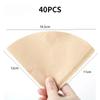 1pc/40pcs Reusable Coffee Pouring Filter, Paperless Coffee Filter, Stainless Steel Conical Filter, 3-4 Cups of Coffee