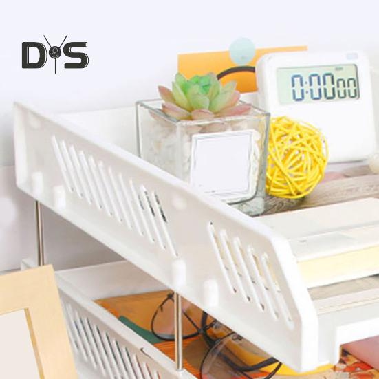 3 Tier Stackable Letter Tray Desk Paper Organizer Plastic File Document Storage Rack for Home Office School