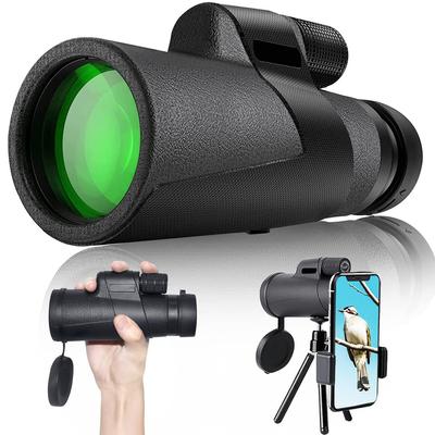 12x50 Hd Монокуляр Телескоп Охота Ручной Со Штативом Телефон Крепление Для Туризма Осмотра Достопримечательностей Концертов Рыбалки Парусного Спорта