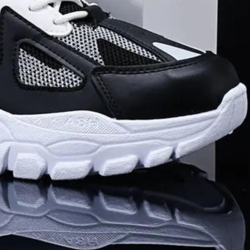 Мужская повседневная спортивная обувь 2025 Новые мужские кроссовки для бега на платформе с дышащим верхом, модная кожаная строчка, мужская обувь телесного цвета, массивная обувь