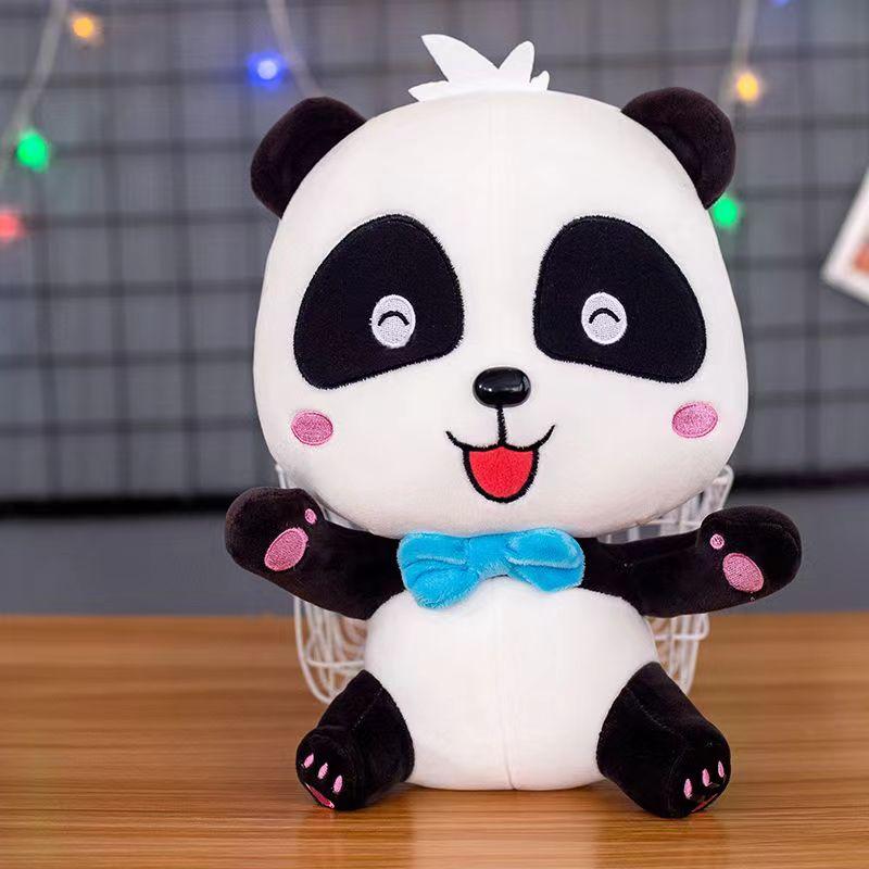 Мягкая плюшевая игрушка Baby Bus Panda Kiki Miu Miu, 22/30/50 см, мягкий и удобный плюшевый автобус, милый подарок на день рождения для детей.