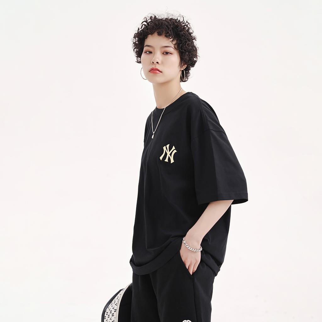 New MLB New York Yankees T Shirt Unisex Black 3ATSM0233-50BKS