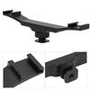 Double End Cold Shoe Mount Bracket Extension Rod for Camera Flash Fill Light Microphone Holder