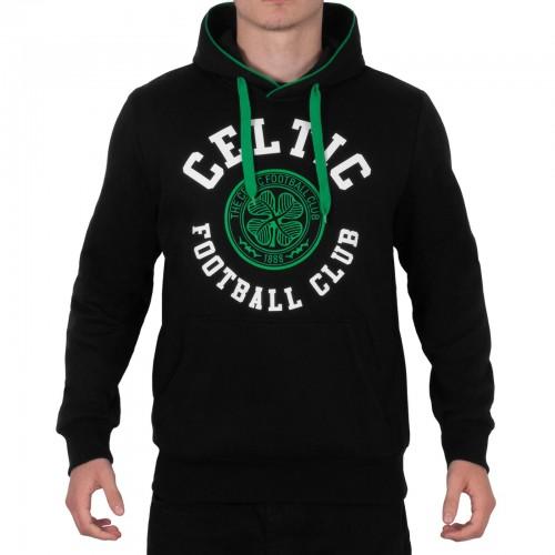 Celtic FC Mens Crest Fleece Hoodie