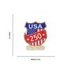 USA 250th Anniversary Enamel Lapel Pins 1/5PCS Patriotic Eagle Design Brooch Ideal Gift for Veterans Patriotism Activities