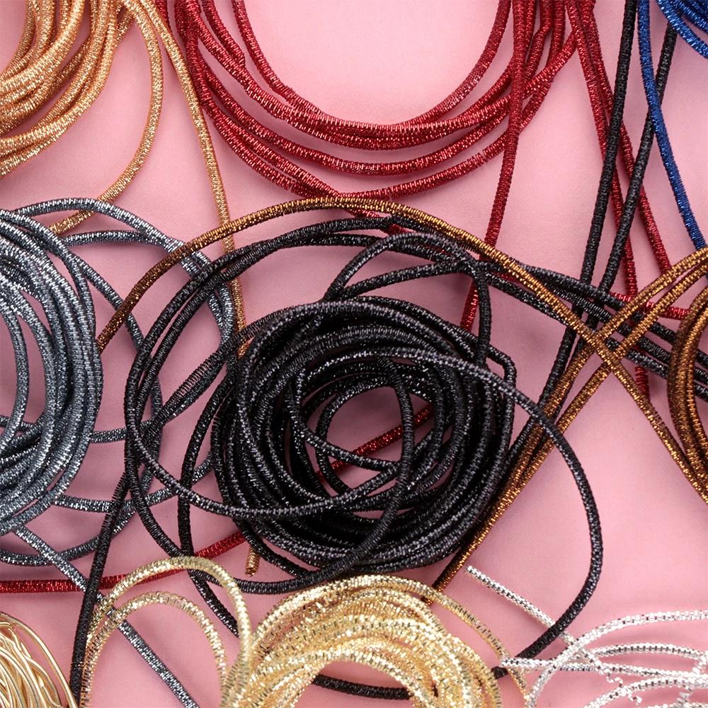 DIY Серебряная Металлическая Проволока Золотая Нить Вышивка Золотой Французский Шелк Индийская Проволока Диаметр 1,0 мм Круглая Блестящая Шелковая Швейные Рукодельные Аксессуары