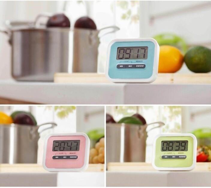 Multipurpose Magnetic Digital Lcd Kitchen Timer With Knitted Hat And Clockwise Function