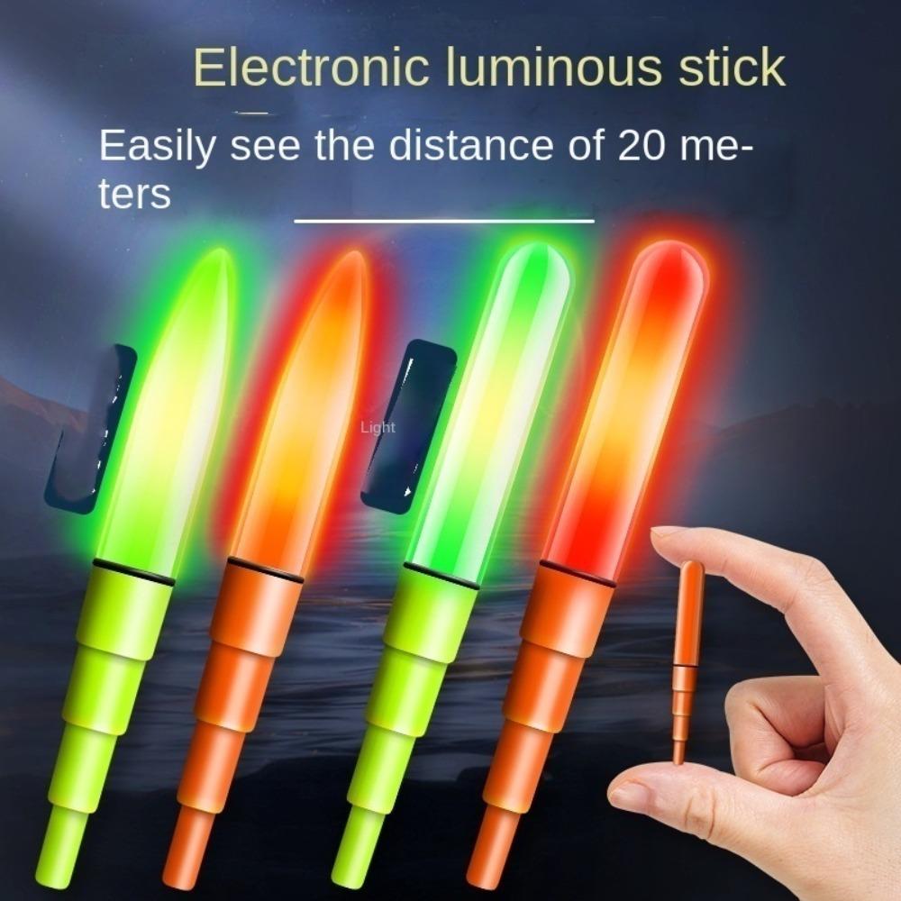 1 шт. Светящийся поплавок для рыбалки Super Bright Night Fishing Float Top Ночная рыбалка
