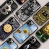 Дизайн Crypto BTC и Bitcoin Магнитный Чехол для Телефона Для APPLE iPhone 17 Air 16 14 13 12 Pro Max 15 Plus Зарядка MagSafe Чехол