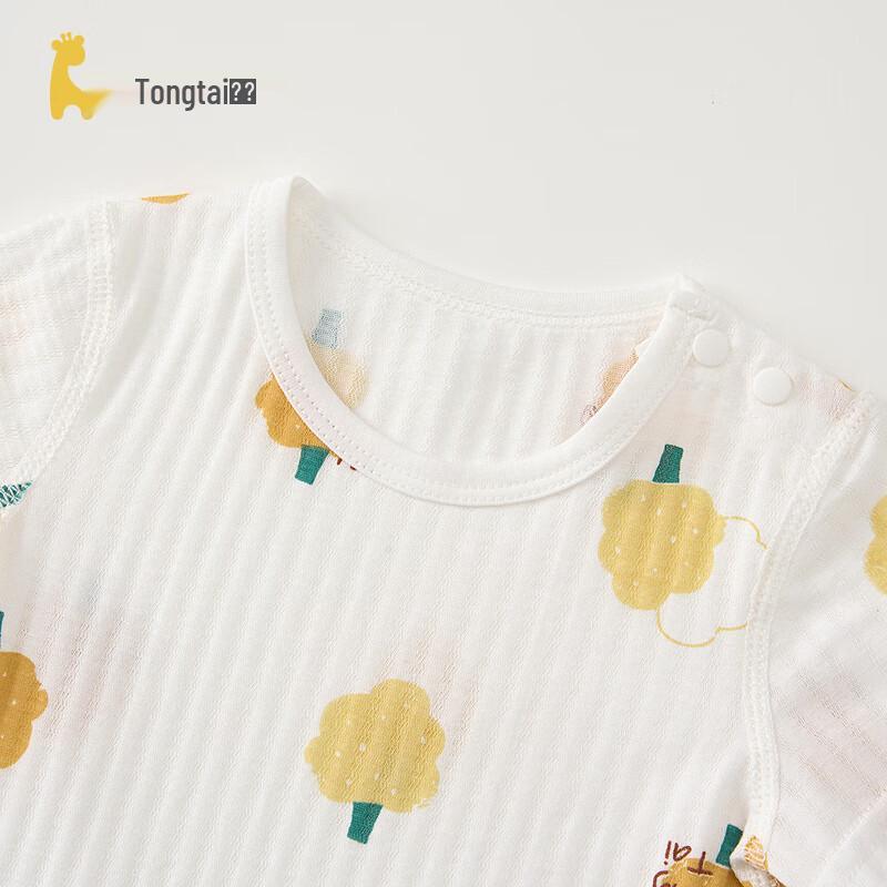 TONGTAI Детский летний хлопковый боди с коротким рукавом