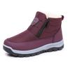 ShoesWomen's New Fleece and Thickened Warm Snow Boots for Women's Winter Casual Fashion Non-slip Women's Cotton Shoes for Comfortable Mom Shoes