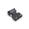 HDMI Female To VGA Male Converter with Audio Adapter Support 1080P Signal Output