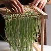 Collapsible Wooden Pasta Drying Rack 8 Arm Foldable Homemade Spaghetti Stand Quickly Set Up Dryer Noodle Hanger Kitchen Gadget