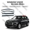 For BMW X5 E53 E70 F15 G05 Window visor Accessories Bright Strip Wind Deflectors Visors Rain Guard Door Vent Shades Ventvisor