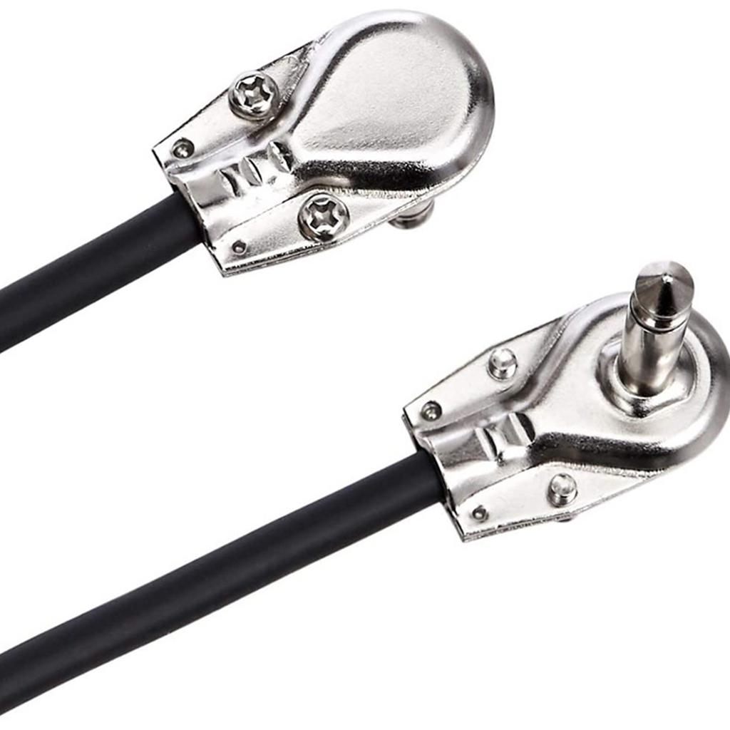 Патч-кабели для гитарных эффектов, металлические угловые разъемы, кабели для гитарных педалей, подходящие для максимальной эффективности педалборда