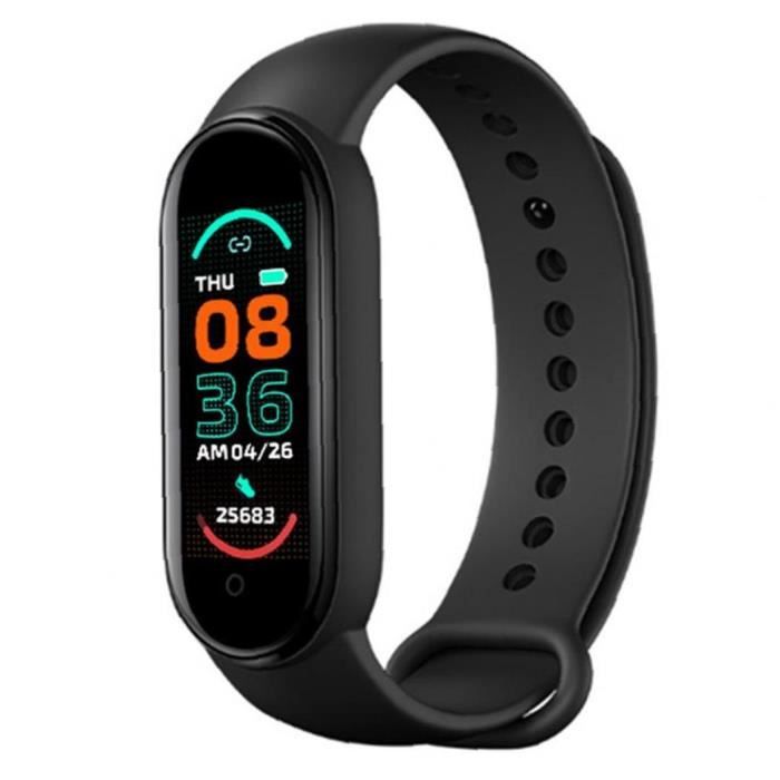 Магнитный умный браслет M6 черный