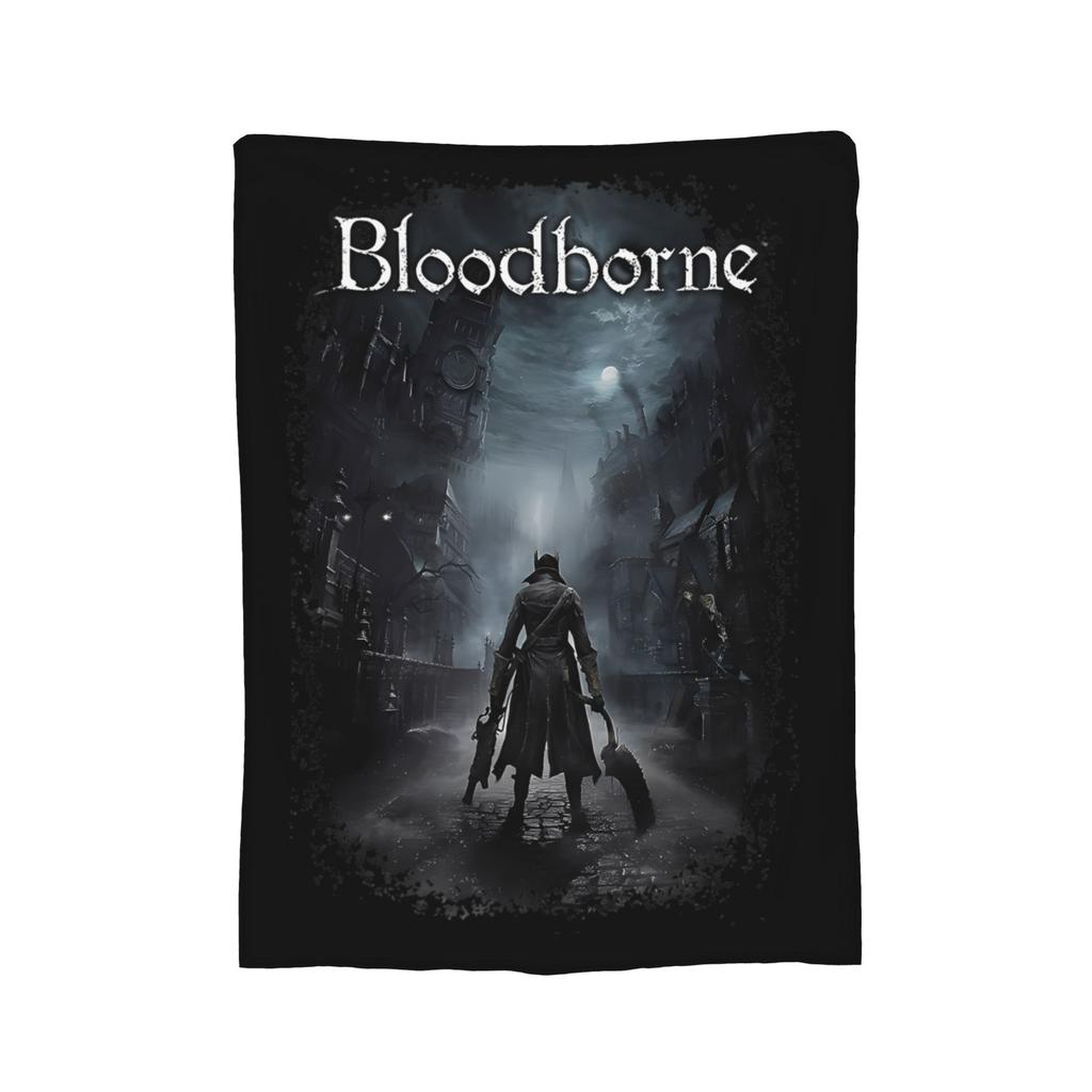 Bloodborne Video Game Blankets Velvet Summer Breathable Warm Throw Blanket for Sofa Car Bedding Throws