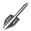 Auto Door Fender Side Blade Badge Car Body Sticker For Peugeot 206 207 208 306 307 308 406 407 408 3D Metal Side Sticker
