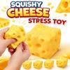 Сыр Новинка Сенсорная Игрушка-Антистресс Мягкая Резиновая Прыгающая Сжимаемая Игрушка для Снятия Тревоги Тренировки Концентрации Офис Дом Декомпрессия