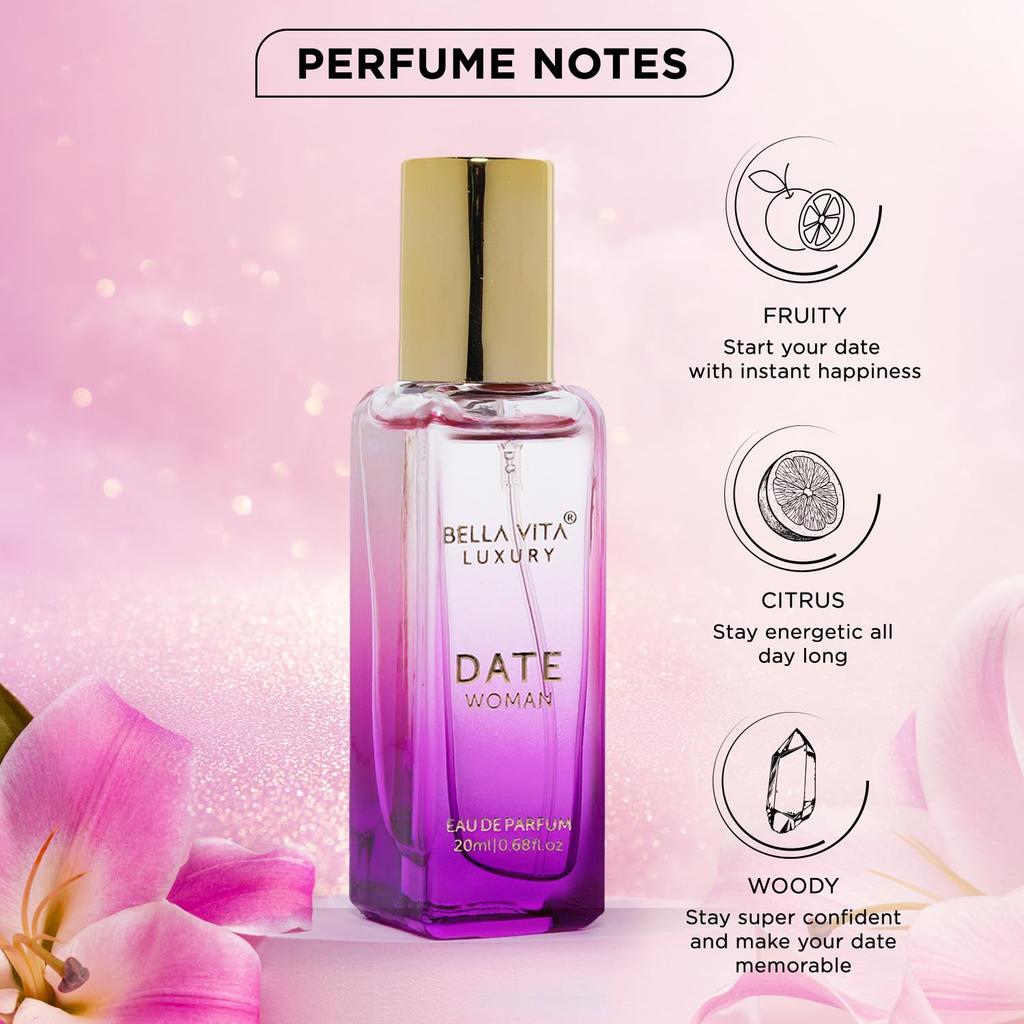 Женские духи Bella Vita Luxury Date Eau De Parfum с розовым перцем,