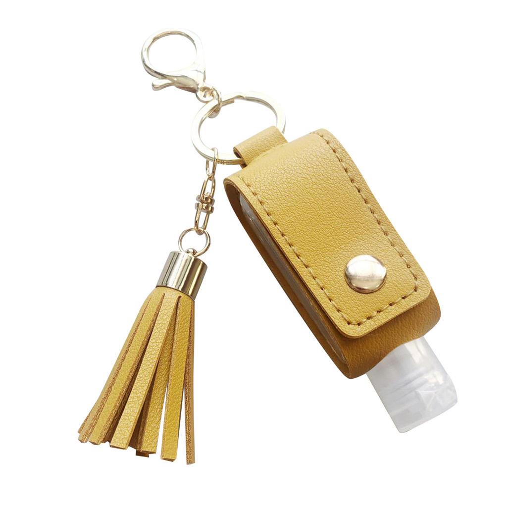 Дорожная бутылка и держатель для ключей, многоразовые пустые бутылки для дезинфицирующего средства для рук, портативный брелок-распылитель