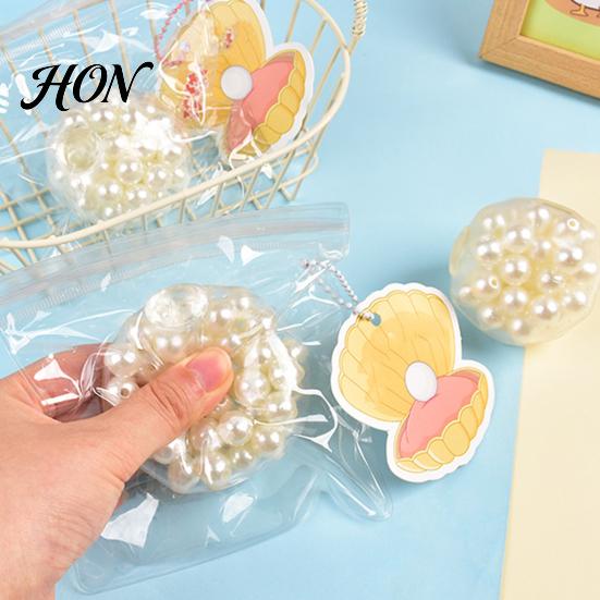 Durable Tpr Sensory Balls Pearl Bead Filled Stress Relief Toy, Soft TPR Relaxation Squeeze Ball, Environmentally Friendly Fidgets Slow Rebound