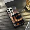 Чехол для телефона "Ночной пейзаж при свечах" для iPhone 15 14 13 12 11 Pro Max XR XS X 7 8 Plus, с сердцем, мягкий квадратный силиконовый чехол