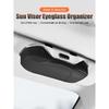 Car Sunglasses Holder Car Glasses Box Sun Visor ABS Storage Case Anti-Scratch Eyeglasses Protection Box Car Interior Accessories