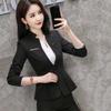 2 шт., профессиональный пиджак, женский костюм с длинными рукавами, весна и осень, новый темпераментный костюм для продажи, костюм для собеседования, официальная рабочая одежда