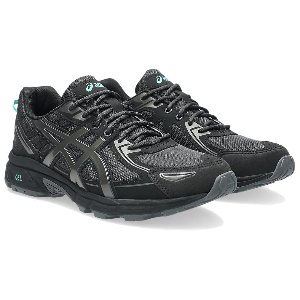 Asics Беговые кроссовки Gel Venture 6, унисекс, черные, артикул 1203A438-031