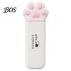 Macaron Color Pill Case Portable Box, Cute Cat Paw Design, with Sealed Buckle Lid, Moisture-Proof Stylish Storage Container 3 Compartment Organizer,