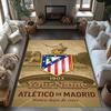 Atletico Madrid Customizable Name Carpet Design for Game Room Hallway Kitchen Balcony Anti-slip Rug Decorate Offices Wedding Party Gift
