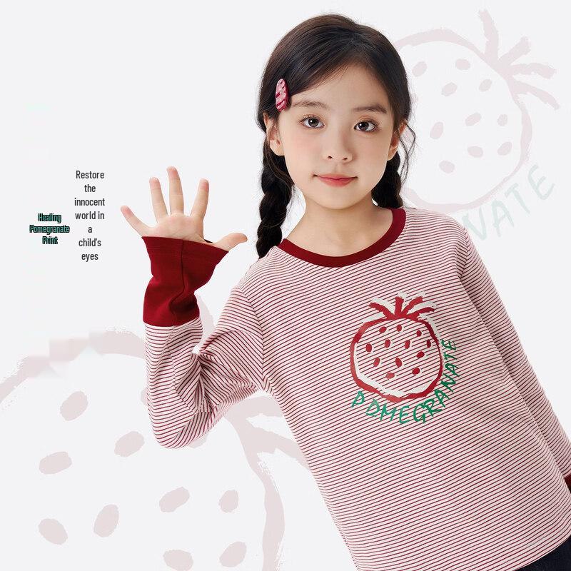 Girls' Long Sleeve Fruit Print Knit Top