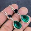 Серьги из серебра 925 пробы с турмалином индиголитом и шпинелью 2,17 дюйма l6a18