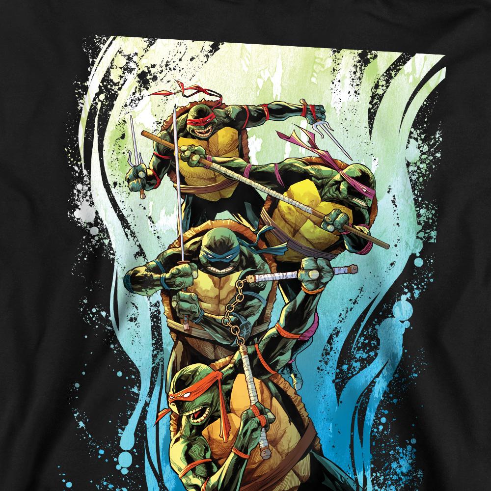 Teenage Mutant Ninja Turtles Унисекс Взрослый Крутой Свитшот Радужные Воины