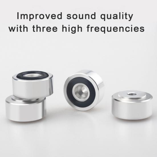 4 шт. Шипы для динамиков Стойка Ножки Подушечка Алюминиевый сплав HiFi Динамик Амортизатор Уменьшитель резонанса Изолирующая стойка Противоскользящий Демпфер вибрации Динамик