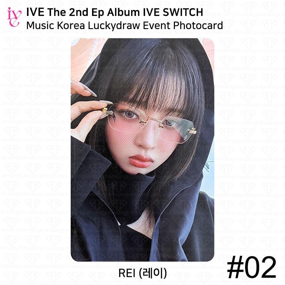 IVE Второй EP-альбом IVE SWITCH MusicKorea Lucky Draw Фотокарточка Polaroid KPOP