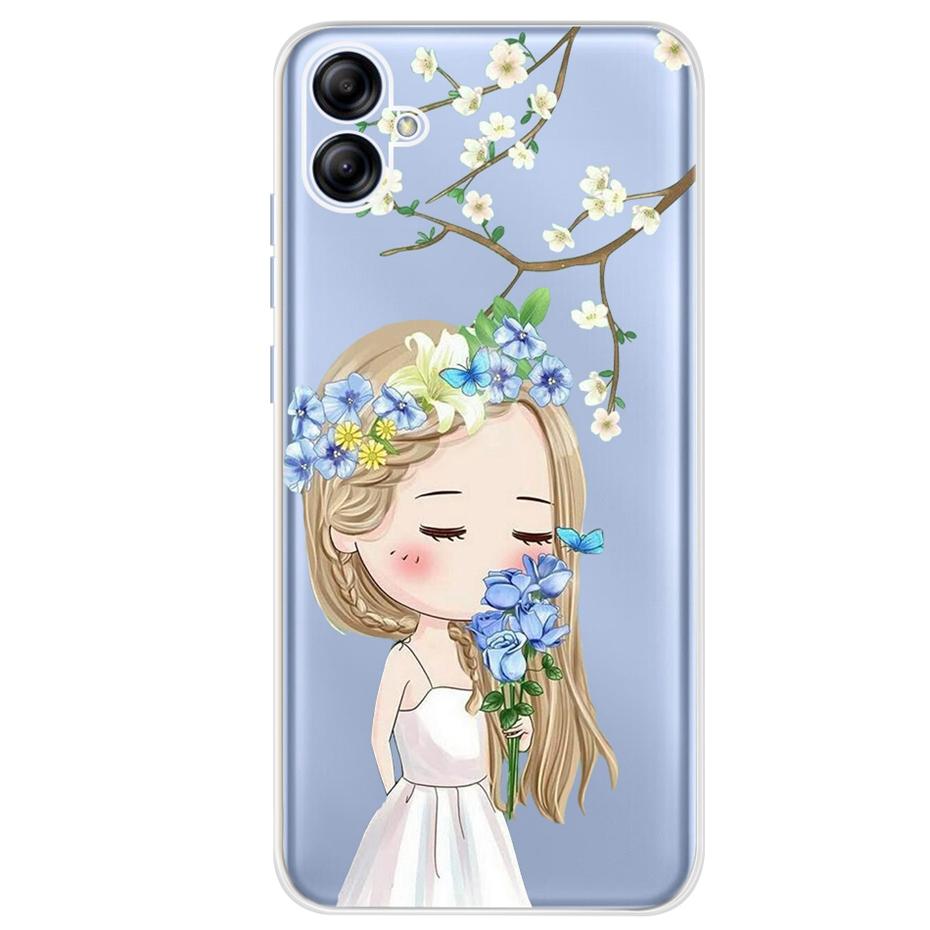Для Samsung Galaxy A04e A04 A04S 2022 Милый чехол для телефона с принтом Для SamsungA04 A 04 04e SM-A042F A045F Мягкие силиконовые TPU чехлы