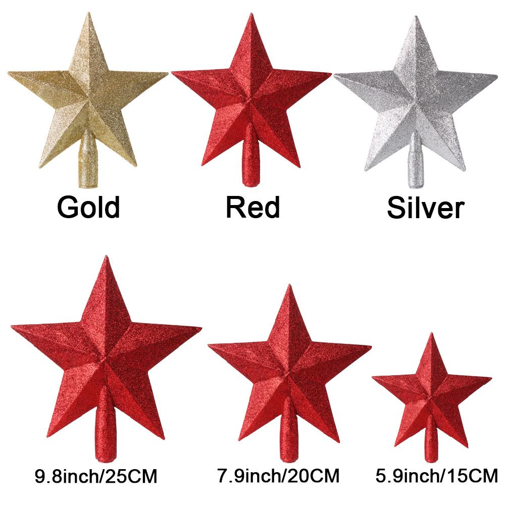 New New Year Party Supplies Christmas Tree Decoration Home Decor Xmas Ornament Large Glitter Star