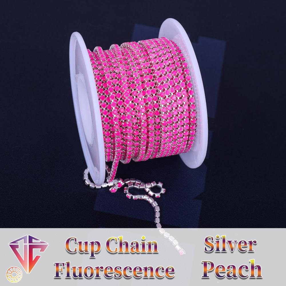 Weichen Boutique флуоресцентная цепь-коготь мокко шифровальная цепь светящаяся дрель, вспышка алмазная цепь аксессуары для одежды своими руками