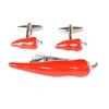 Kamakura Cufflinks Workshop Chili Pepper Motive Cufflinks Chili Pepper Pin Set cf1331cf685